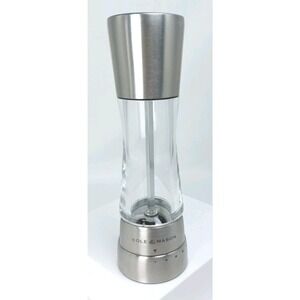 Cole & Mason Derwent Pepper or Salt Mill Adjustable Stainless England *READ
